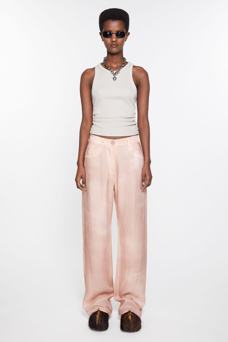 Acne Studios Printed trousers - Pale Pink outlook