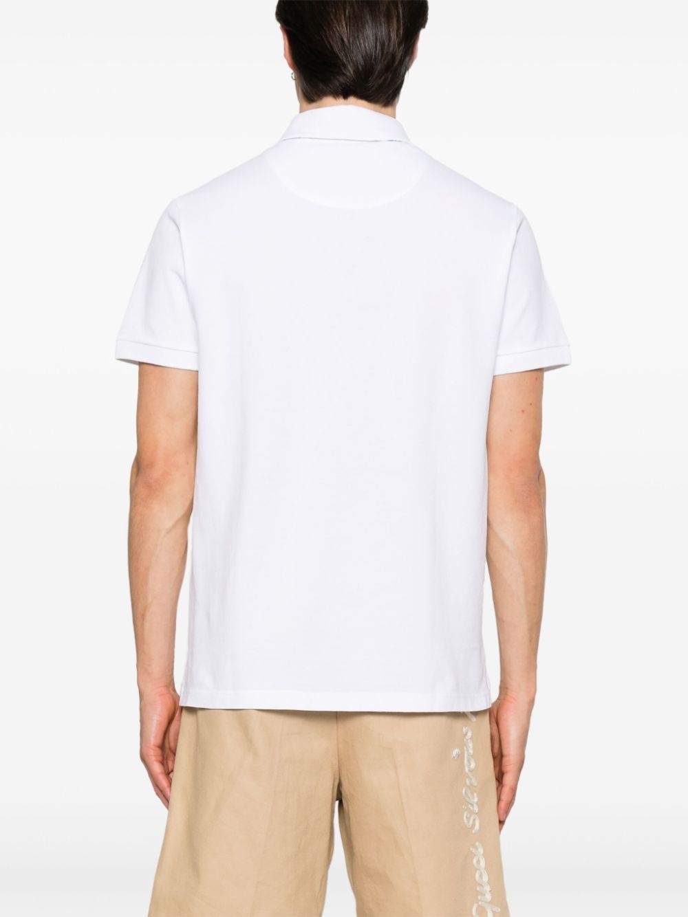 Pegaso-embroidered polo shirt - 3