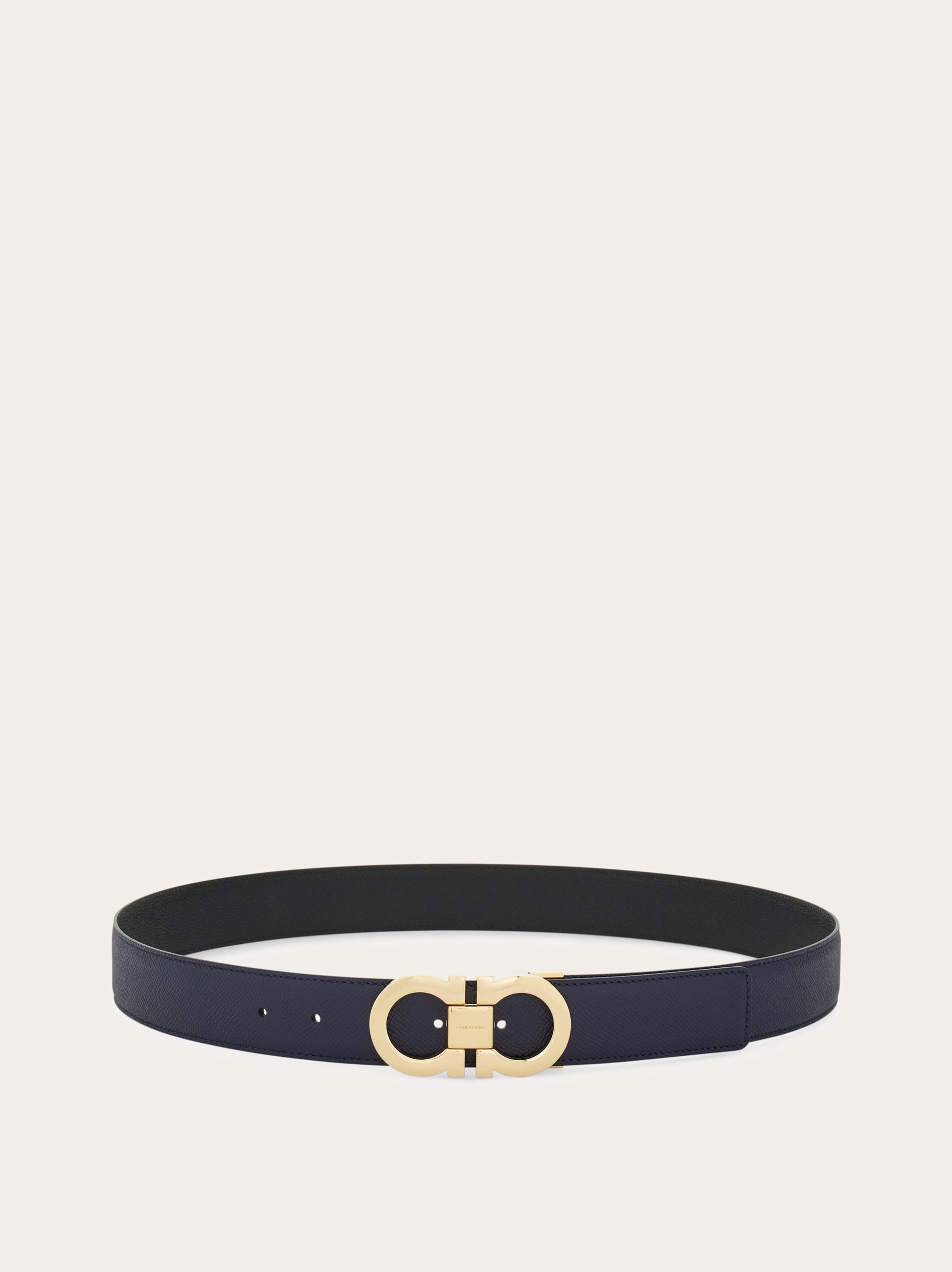 Reversible and adjustable Gancini belt - 3