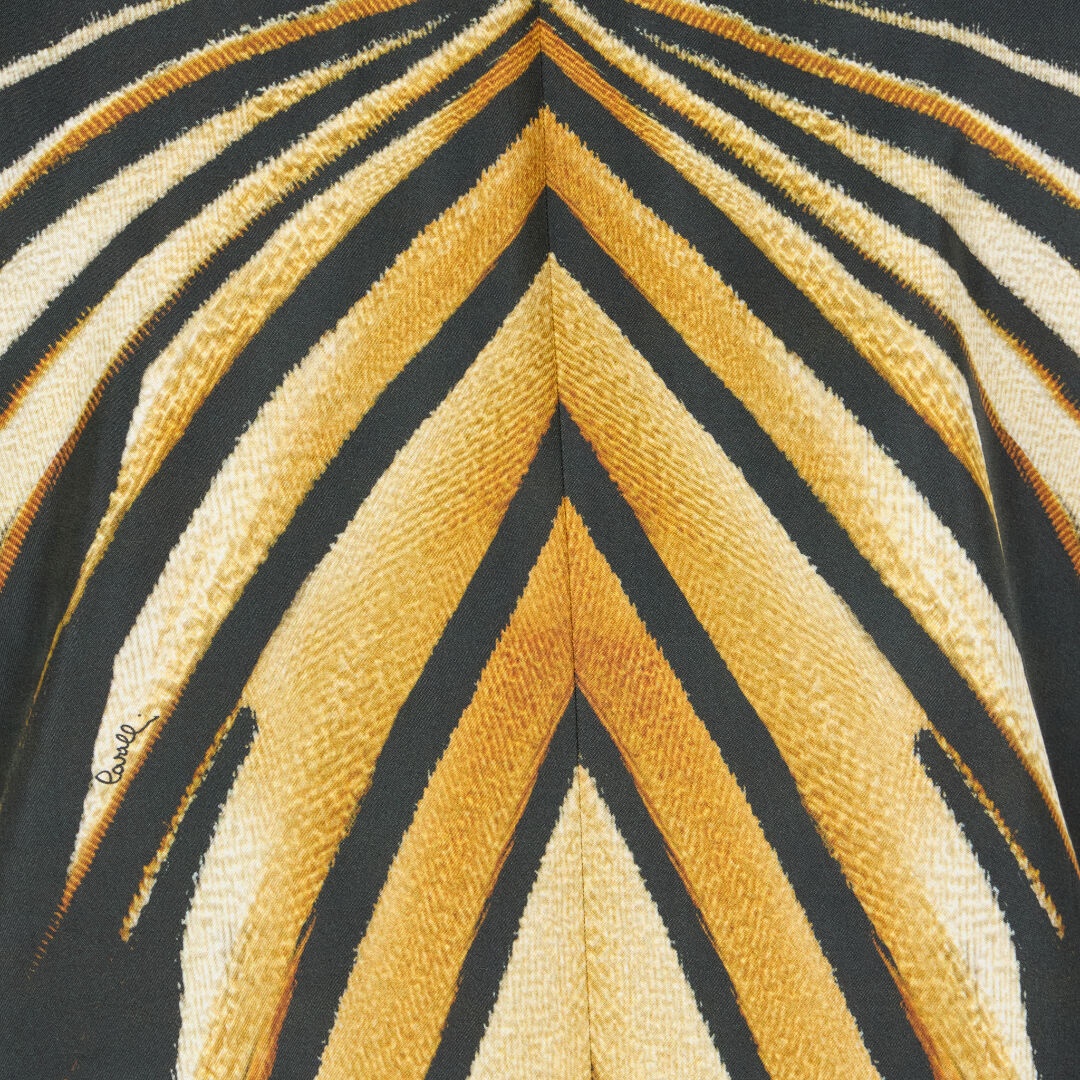 Single-breasted blazer with Ray of Gold print - 5
