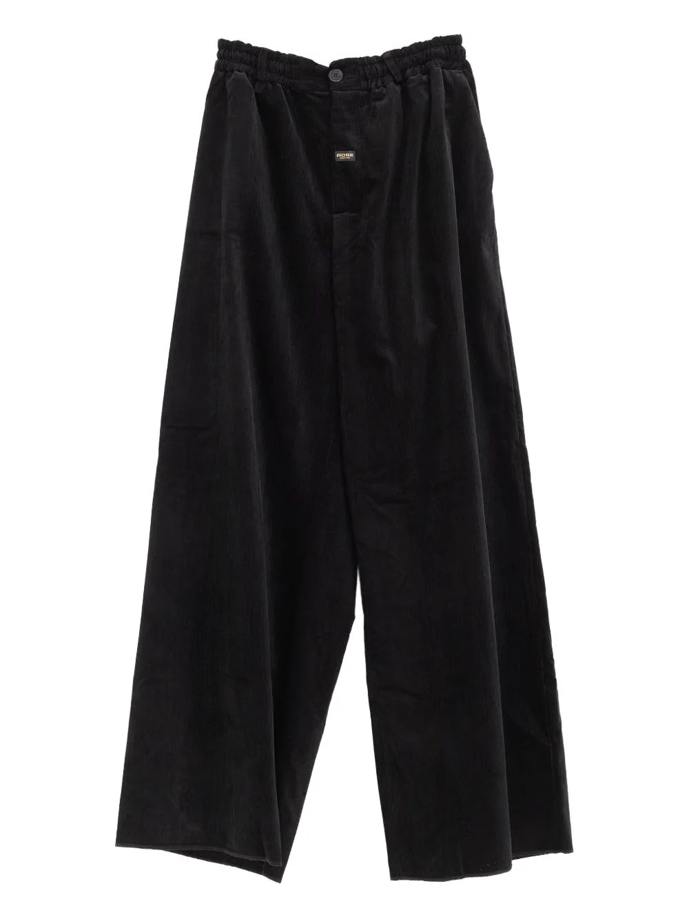 wide-leg corduroy trousers - 1
