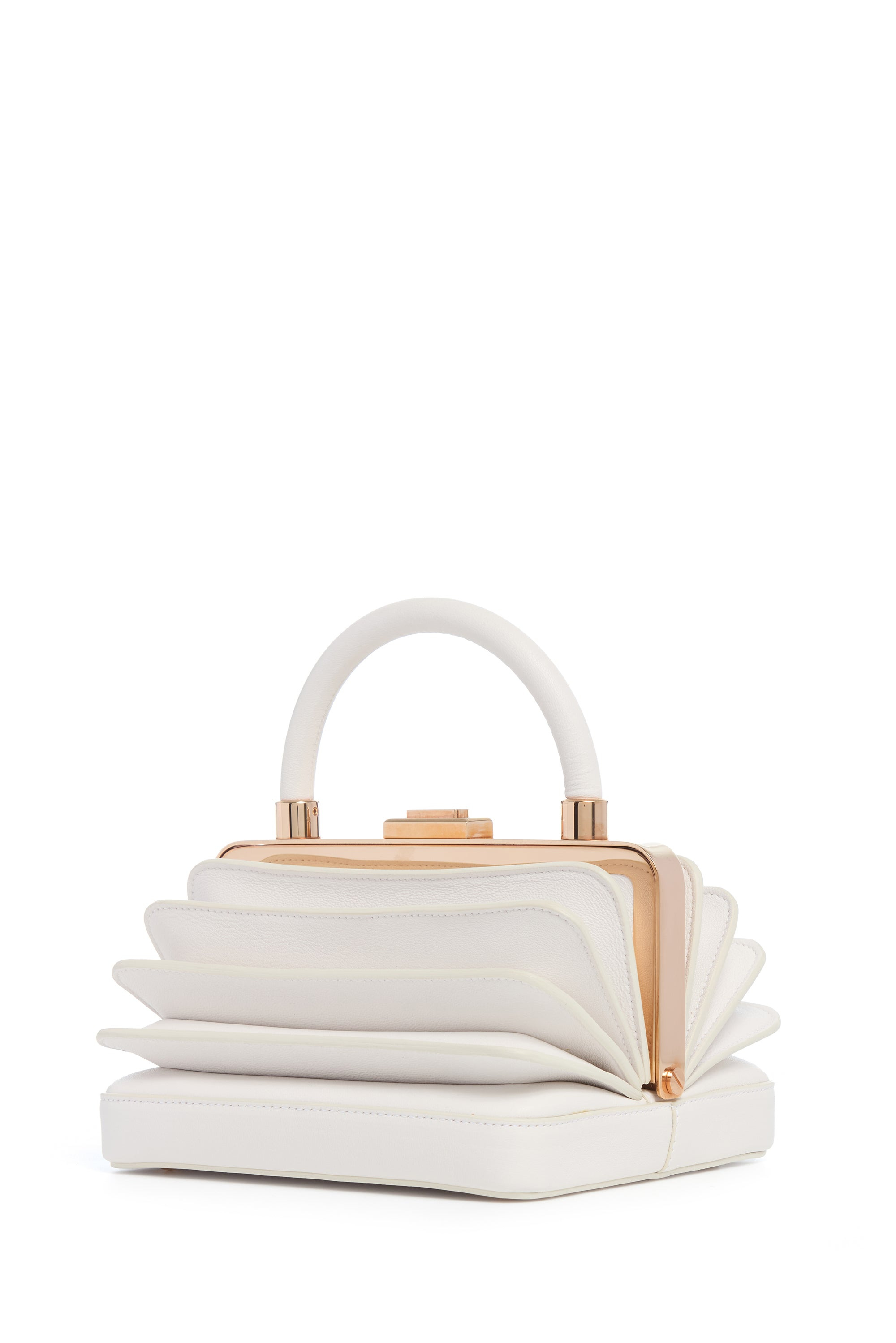 Diana Bag in Ivory Nappa Leather - 1