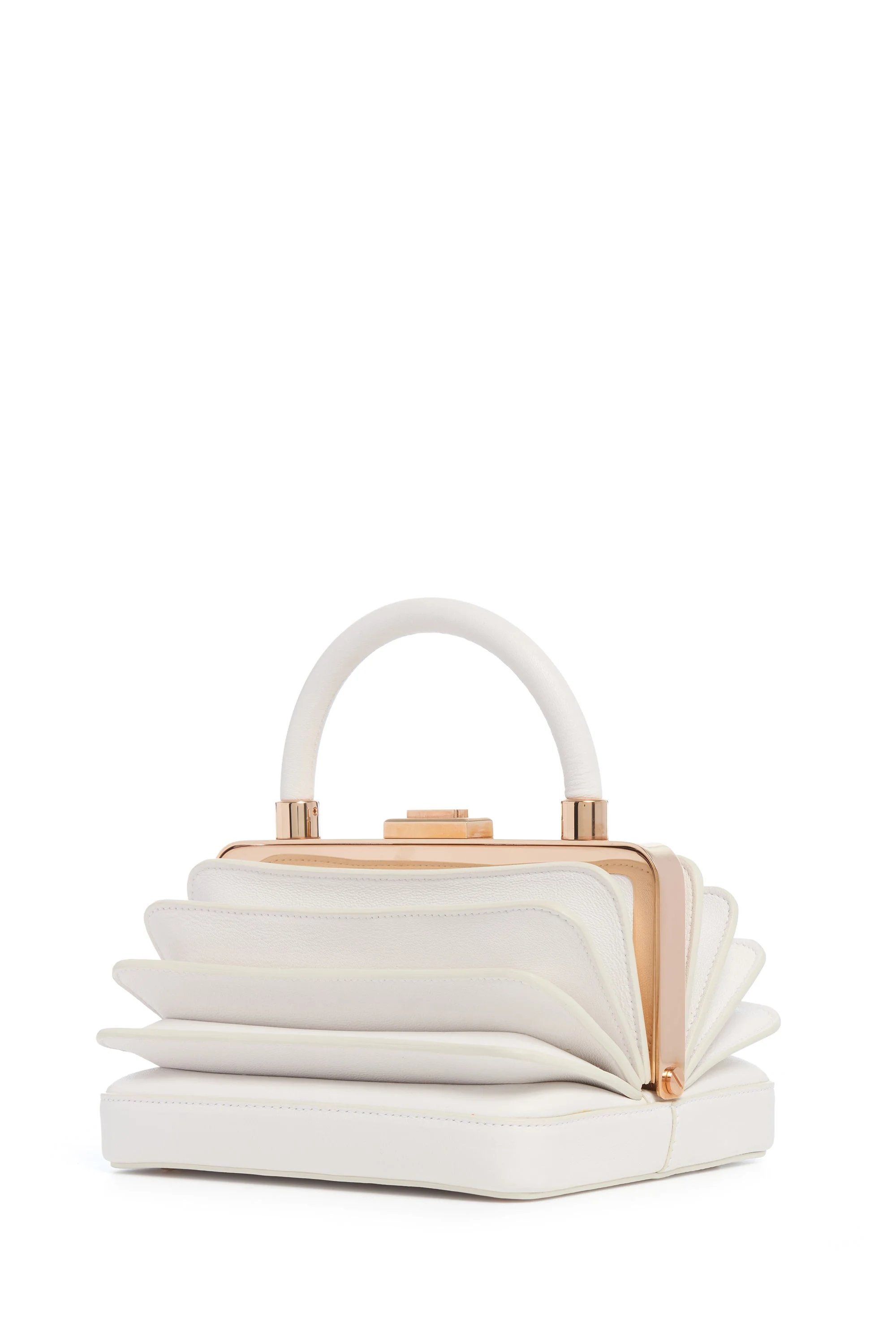 Diana Bag in Ivory Nappa Leather - 1