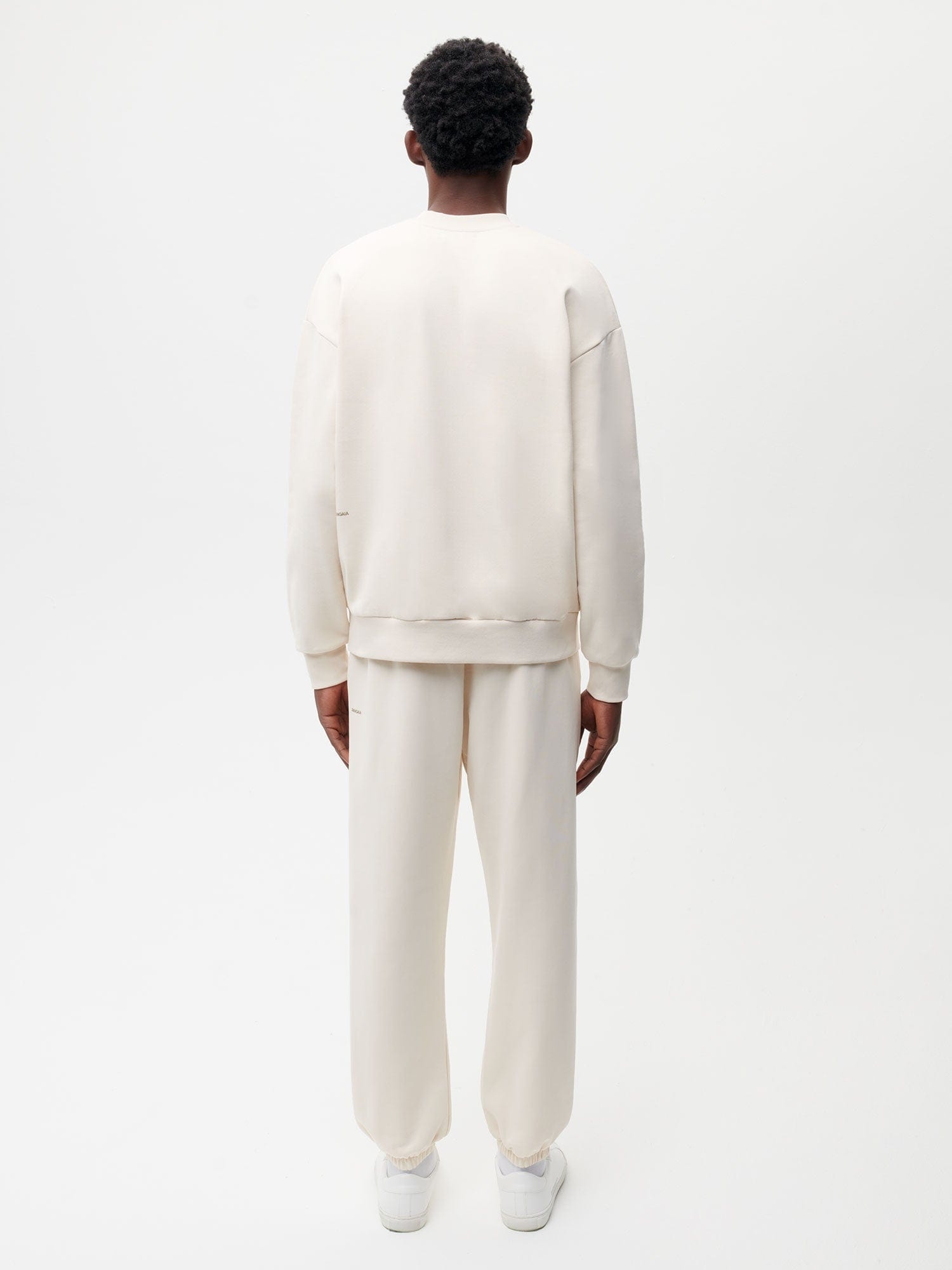 Mens In Conversion Cotton Track Pants - Cotton White - 3
