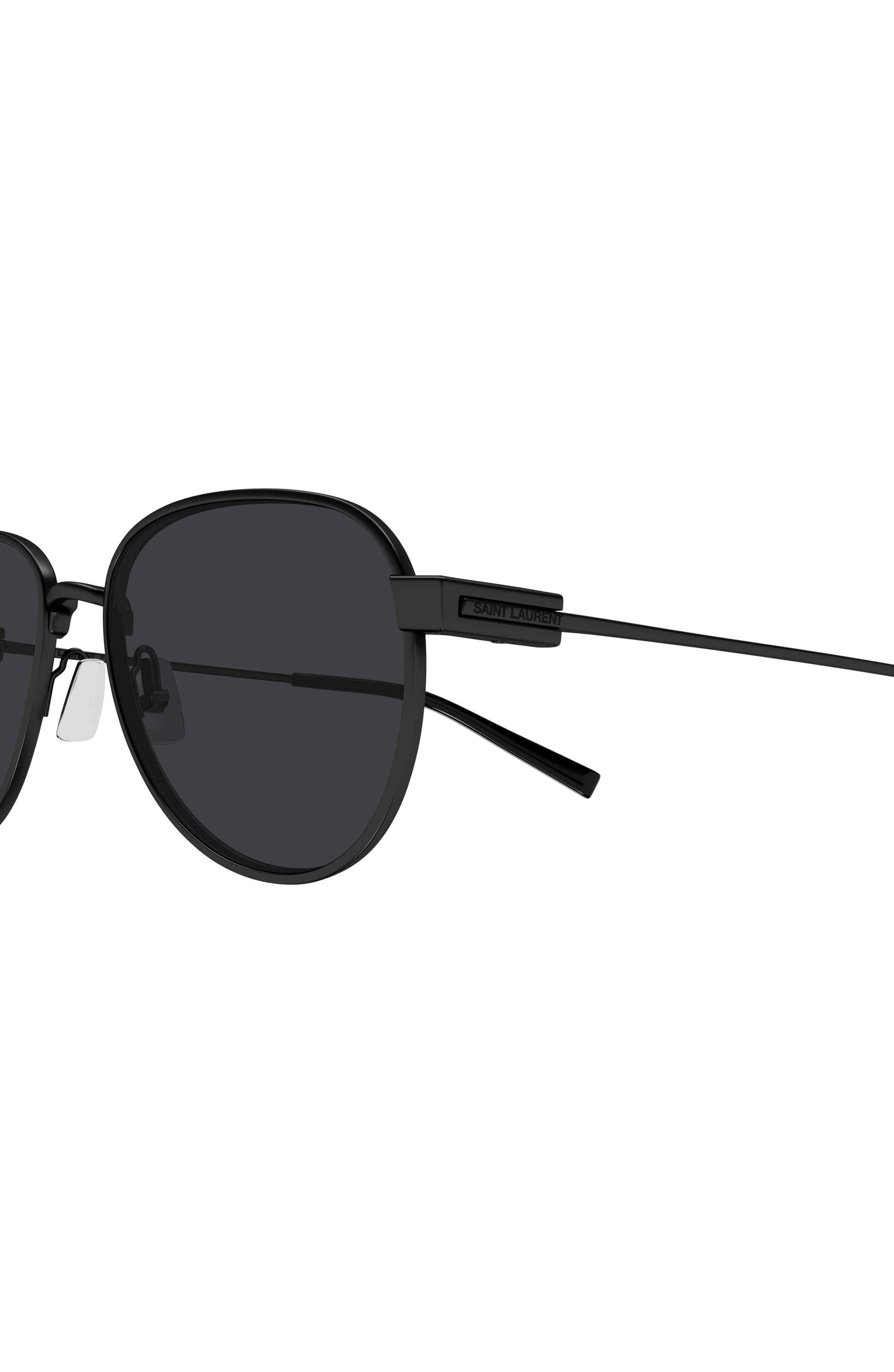 Saint Laurent 53mm Panthos Sunglasses in Black at Nordstrom - 4