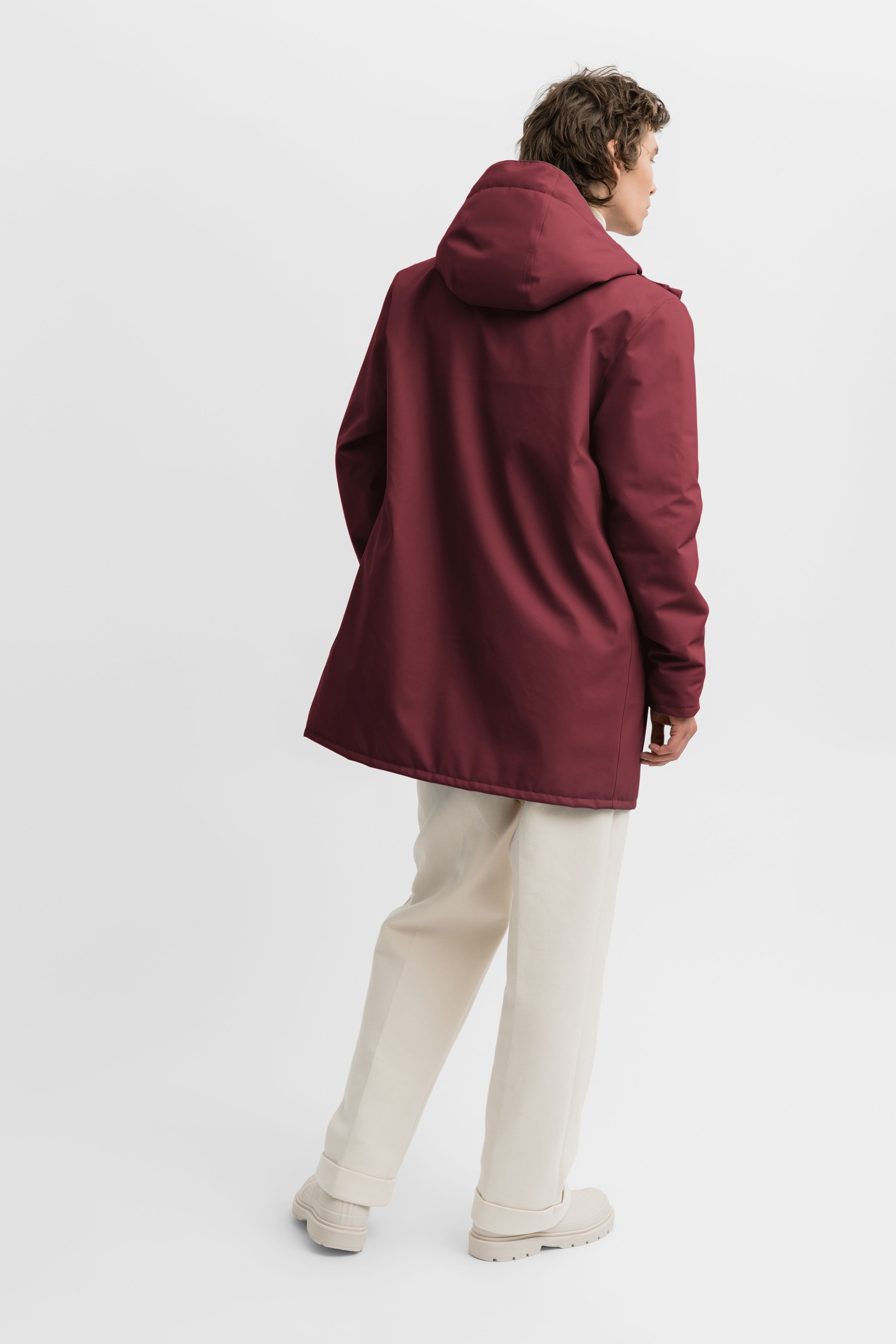 Stockholm Winter Jacket Burgundy - 5