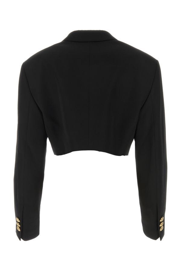 【関税&送料込】Palm Angels Black Polyester Blend Boyfriend Palm Angels Black polyester blend Boyfriend blazer