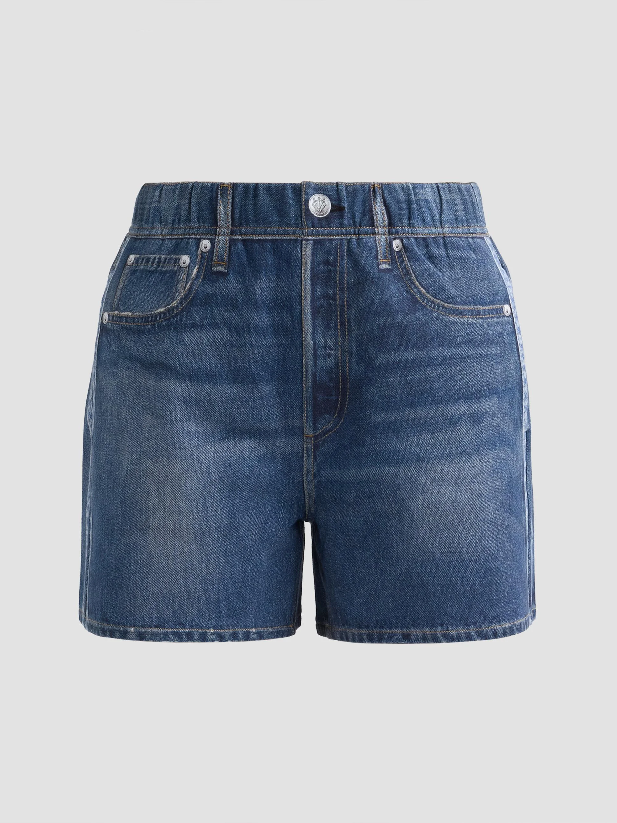 Women's rb Miramar Denim Shorts - Carnation Stripe - 1