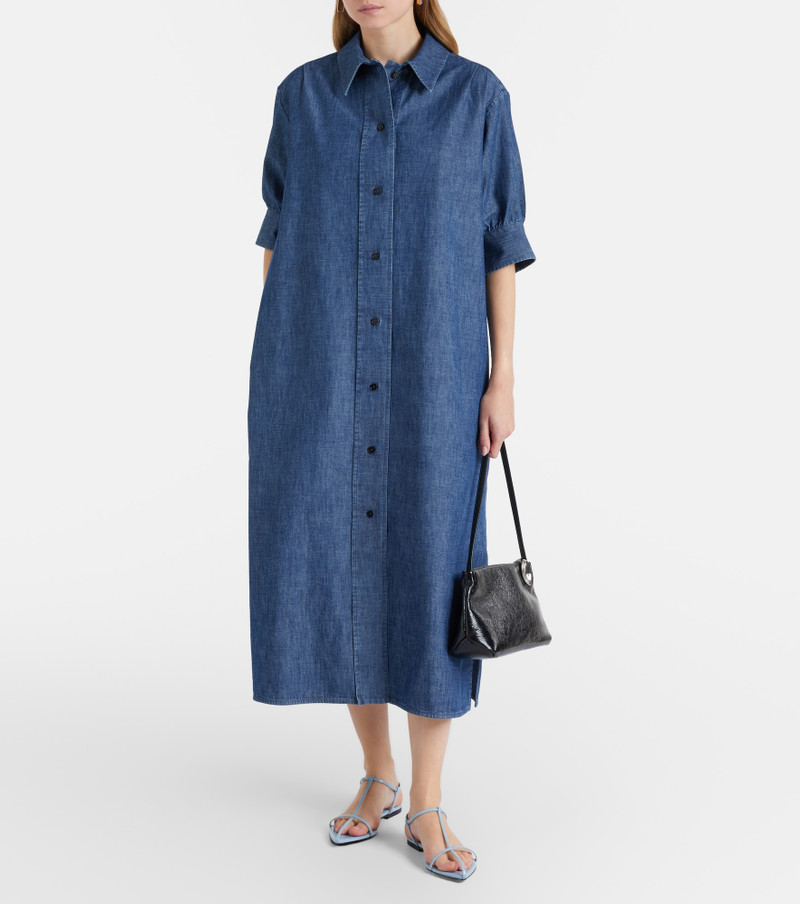 Jil Sander Cotton chambray shirt dress outlook