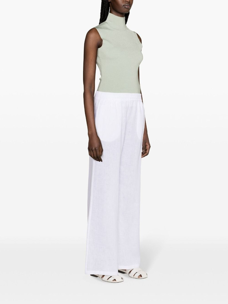 wide-leg linen trousers 3