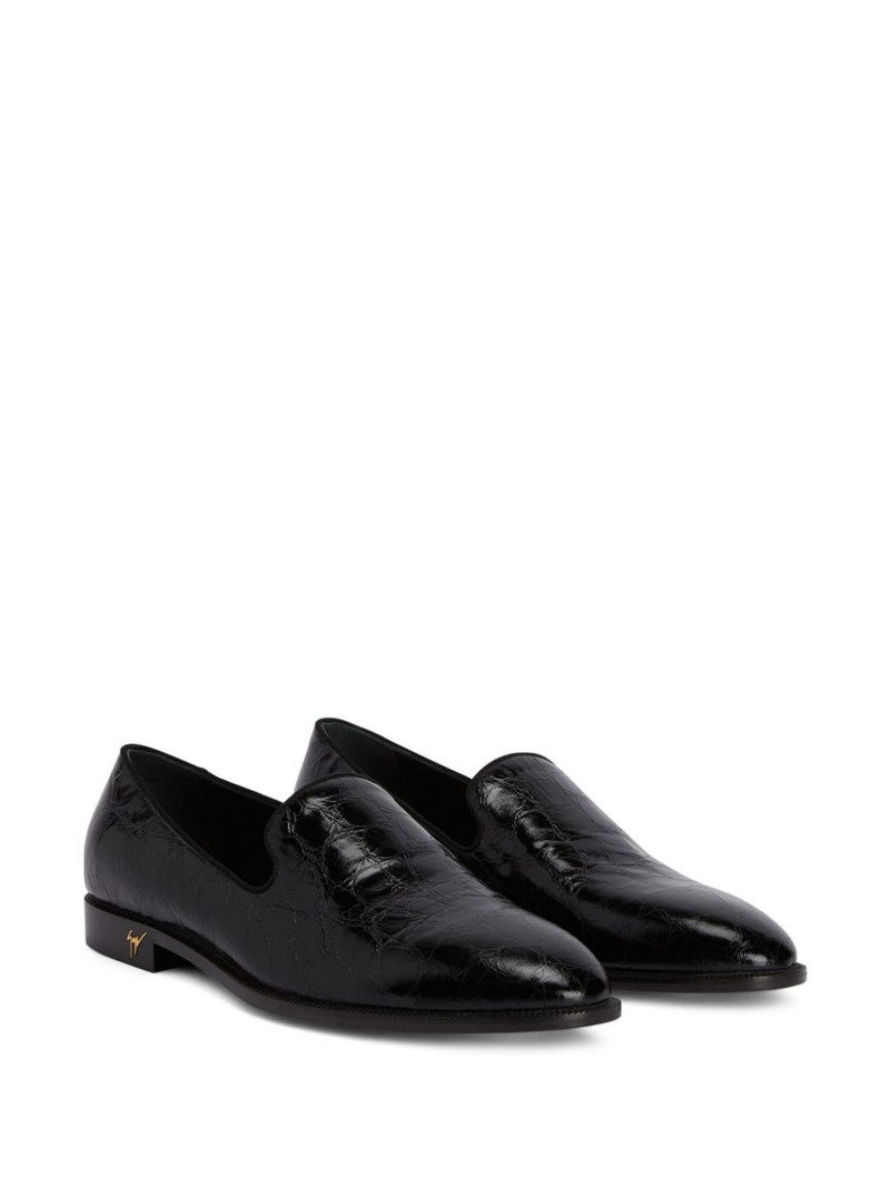 Giuseppe Zanotti Gatien crocodile-effect leather loafers outlook