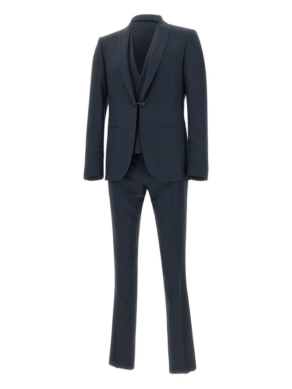 wool three-piece formal suit - 5