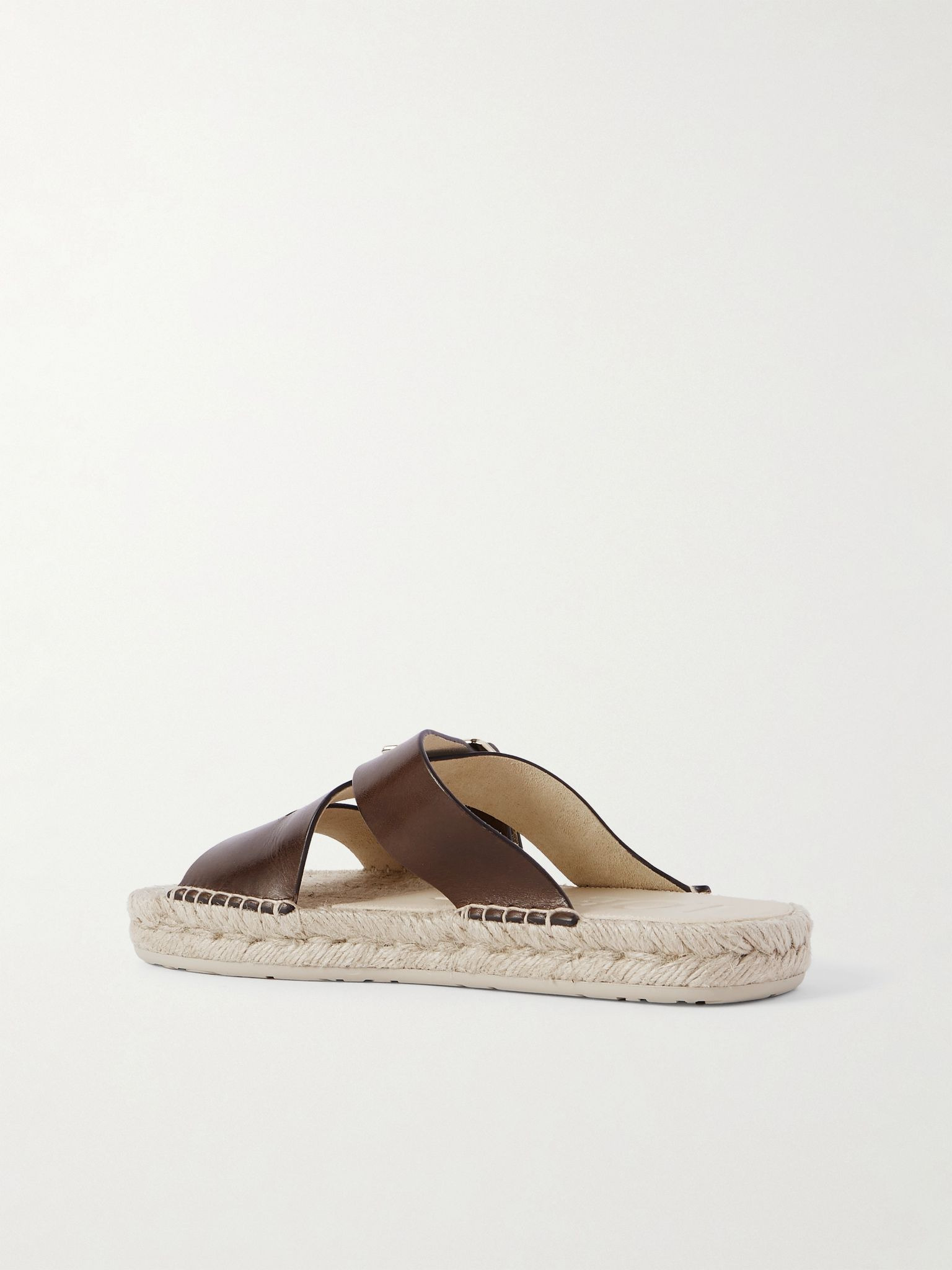 + Paula's Ibiza leather platform sandals Brown - 3