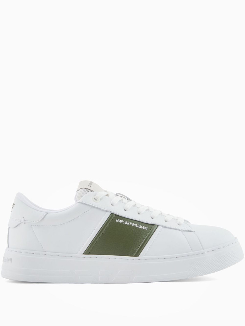 contrasting-panel sneakers 1