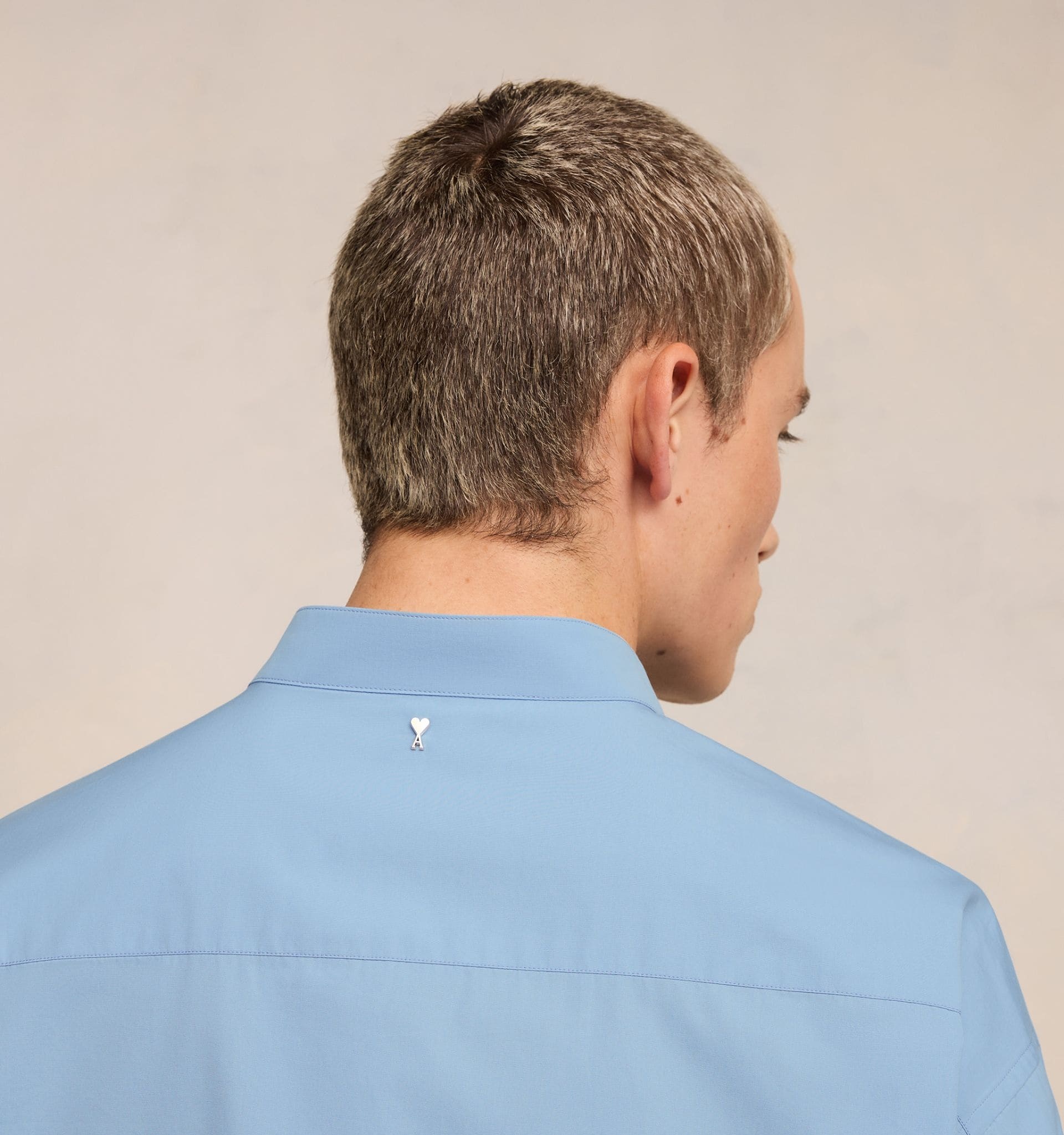 Oversize Shirt With Mao Collar - 7