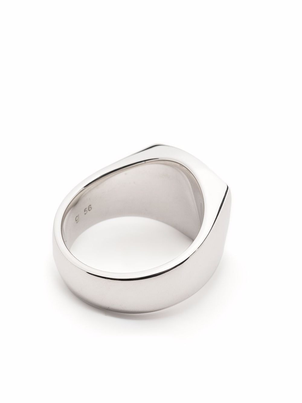 Shield satin signet ring - 3