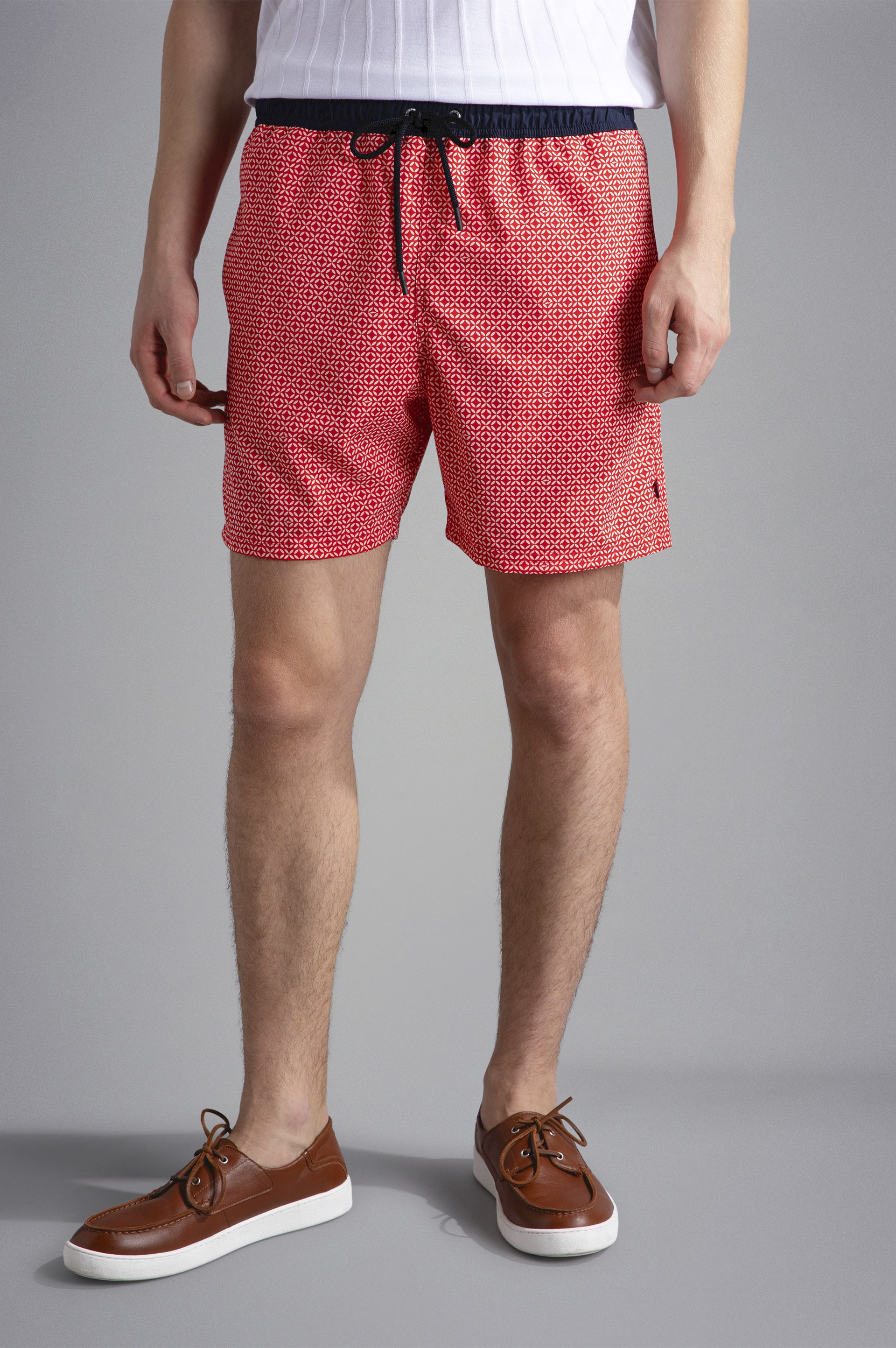 TWO-TONE SWIM SHORTS - 6