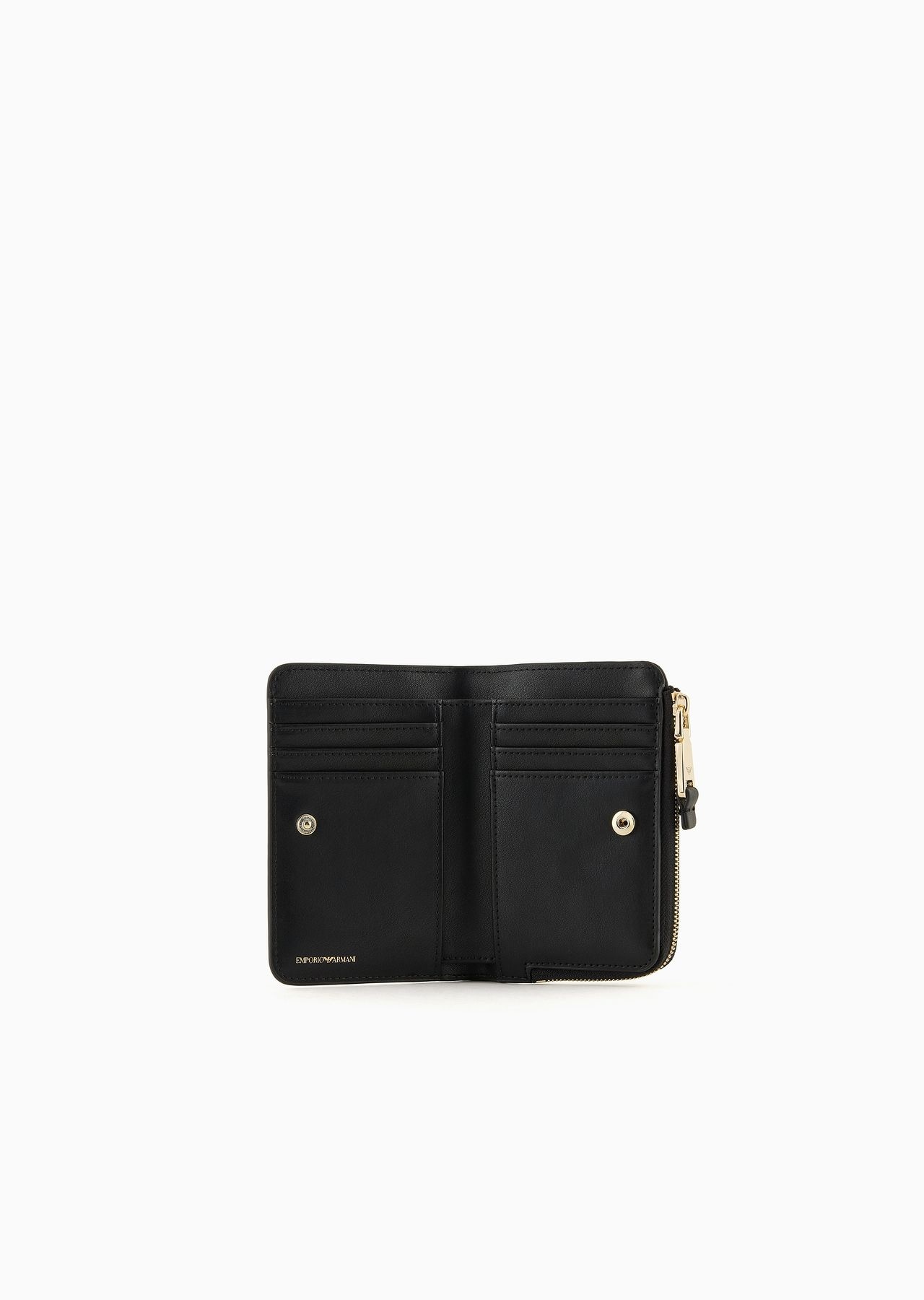 Bifold wallet with all-over monogram print - 3