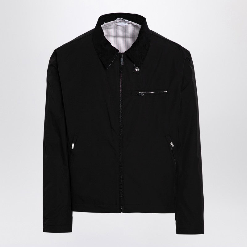 【関税&送料込】Thom Browne Corduroy Padded Jacket Thom Browne: Brown Wale Corduroy Cropped Down Flight Jacket
