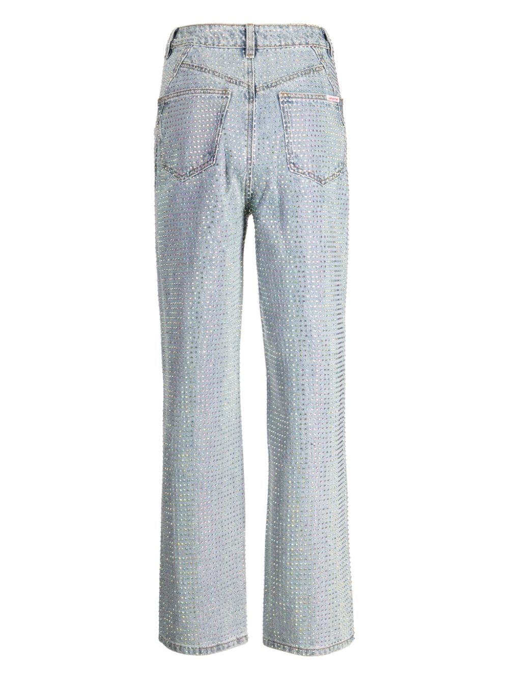 mid-rise embellished flared jeans - 2