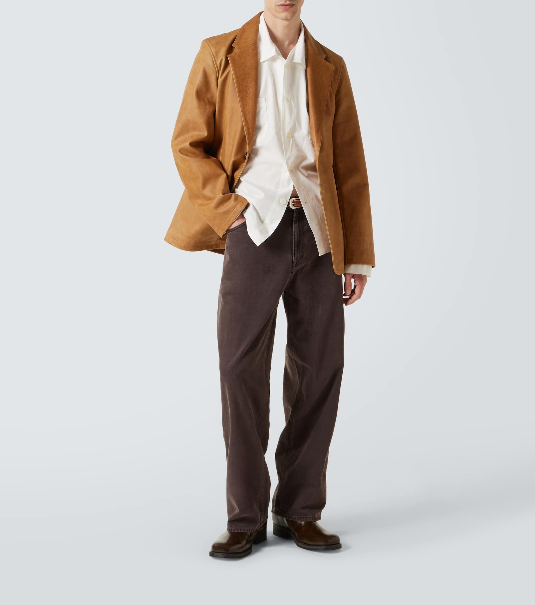 Funnel cotton poplin shirt - 2