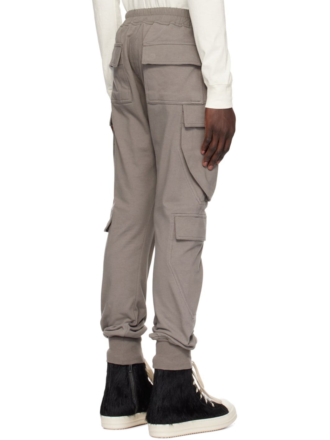 Gray Mastodon Mega Cargo Pants - 3