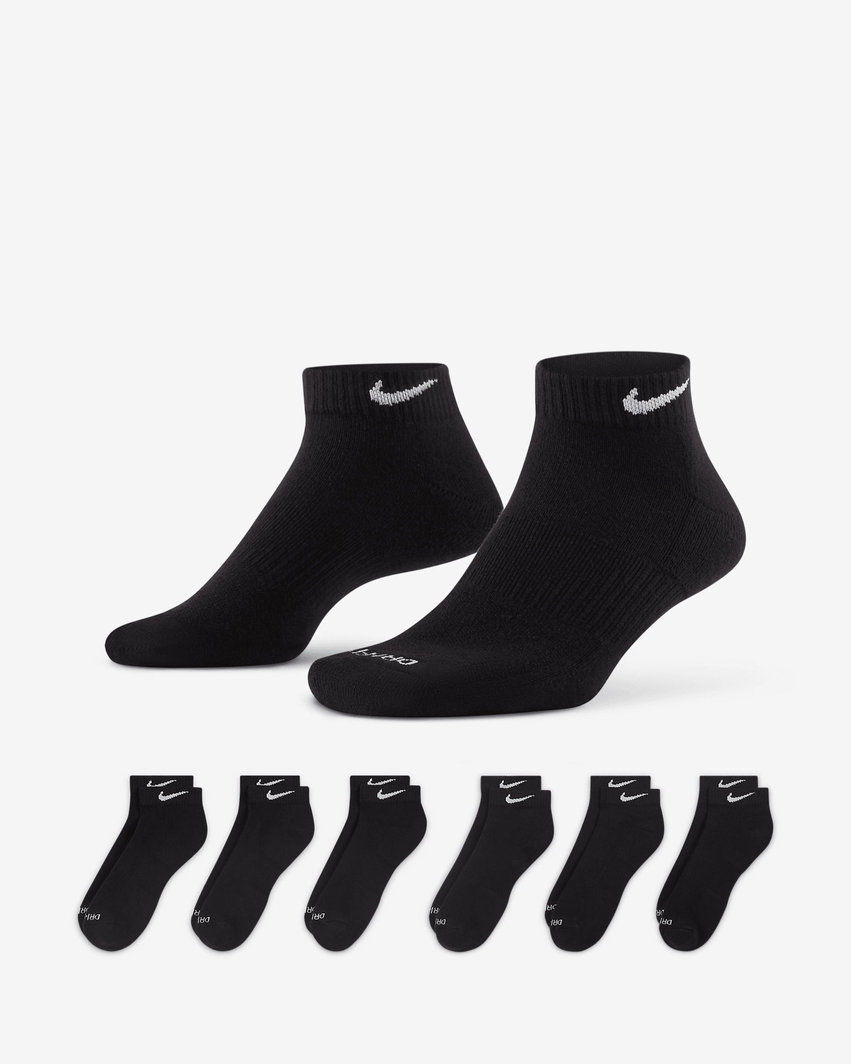 Nike Everyday Plus Cushioned Training Ankle Socks (6 Pairs) - 1