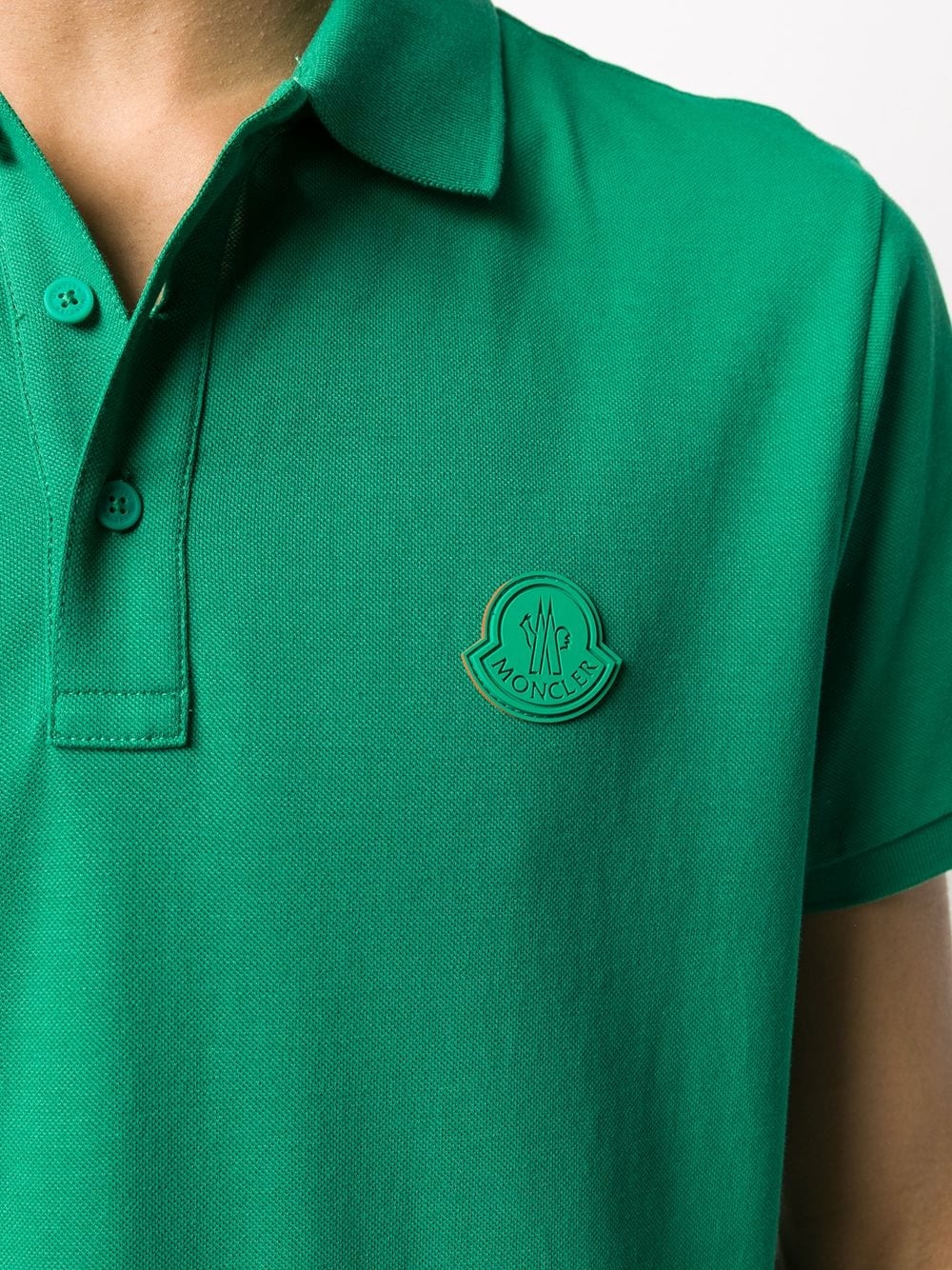 logo patch polo shirt - 5