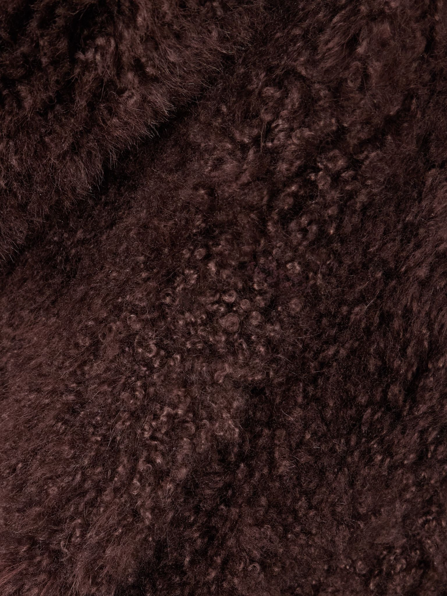 Shearling jacket Brass - 5