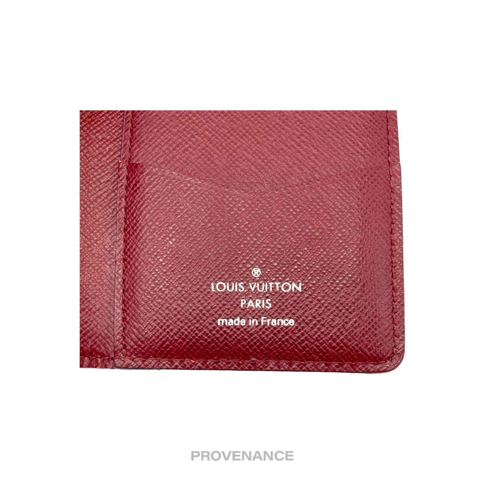 Louis Vuitton Pocket Organizer Wallet NM- Red Epi Leather - 7