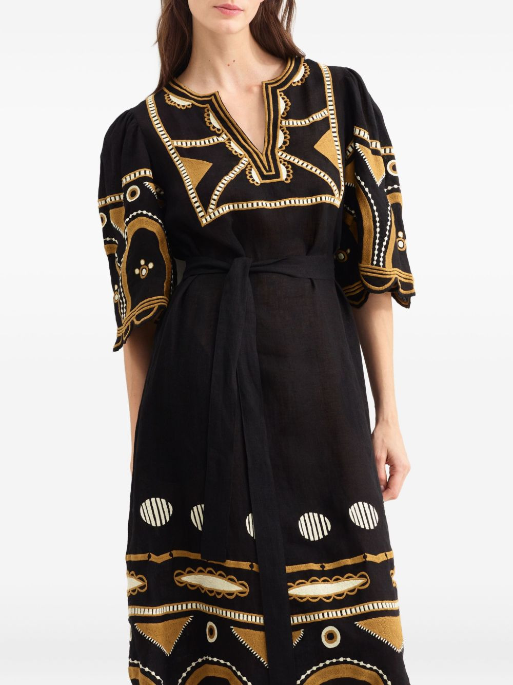 Ornement midi dress - 4