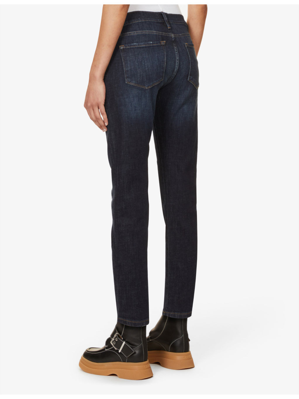 Le Garcon straight-leg mid-rise stretch-denim jeans - 4
