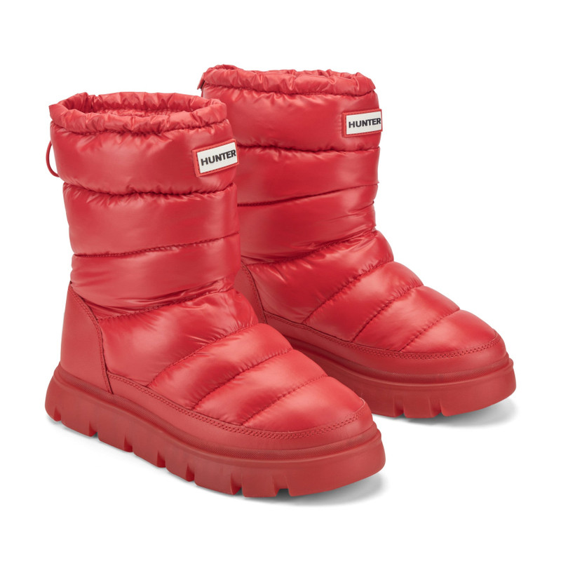 HUNTER Women's Maribel Lug Sole Insulated Waterproof Snow Booties outlook