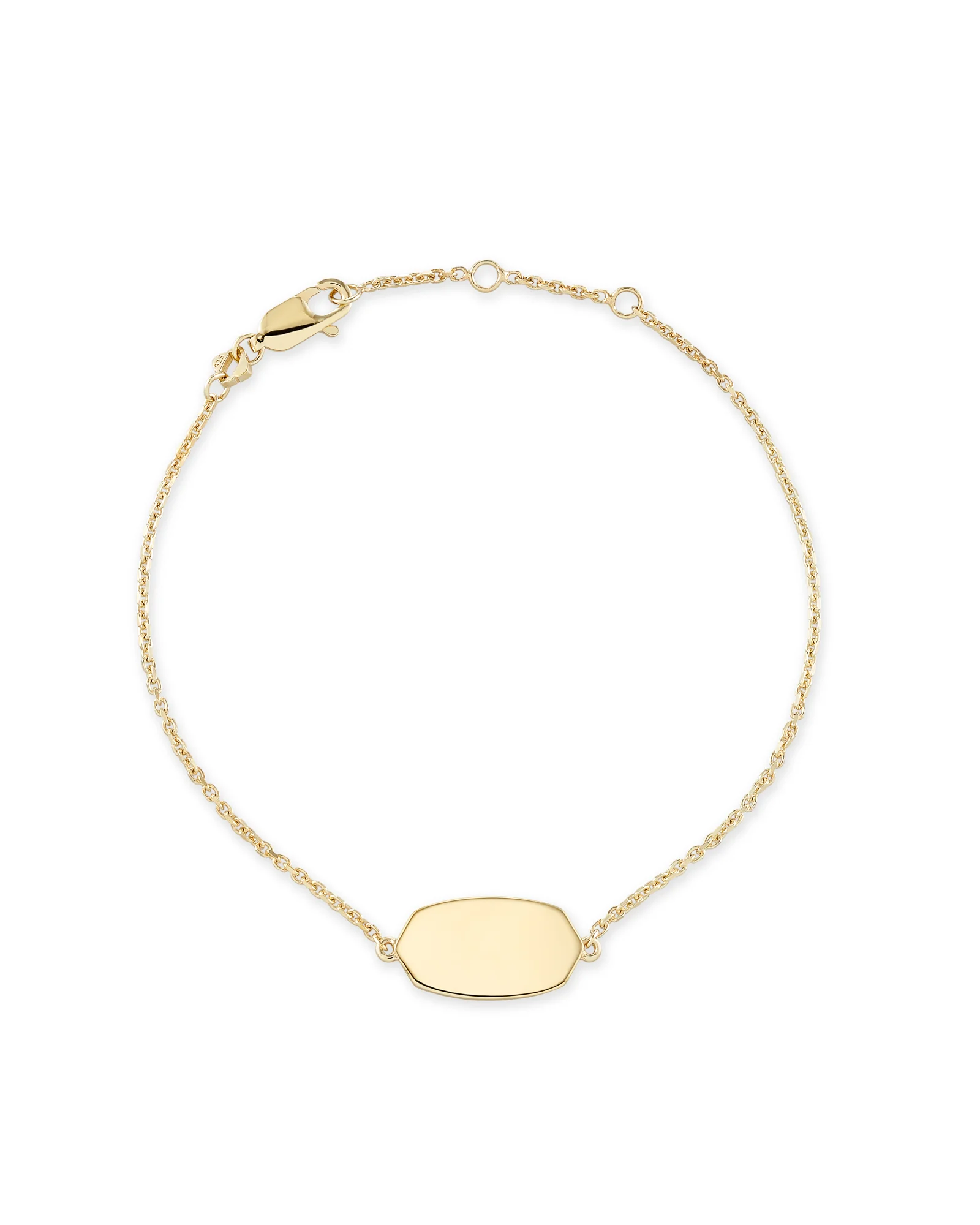 Elaina Delicate Chain Bracelet in 18k Gold Vermeil - 1