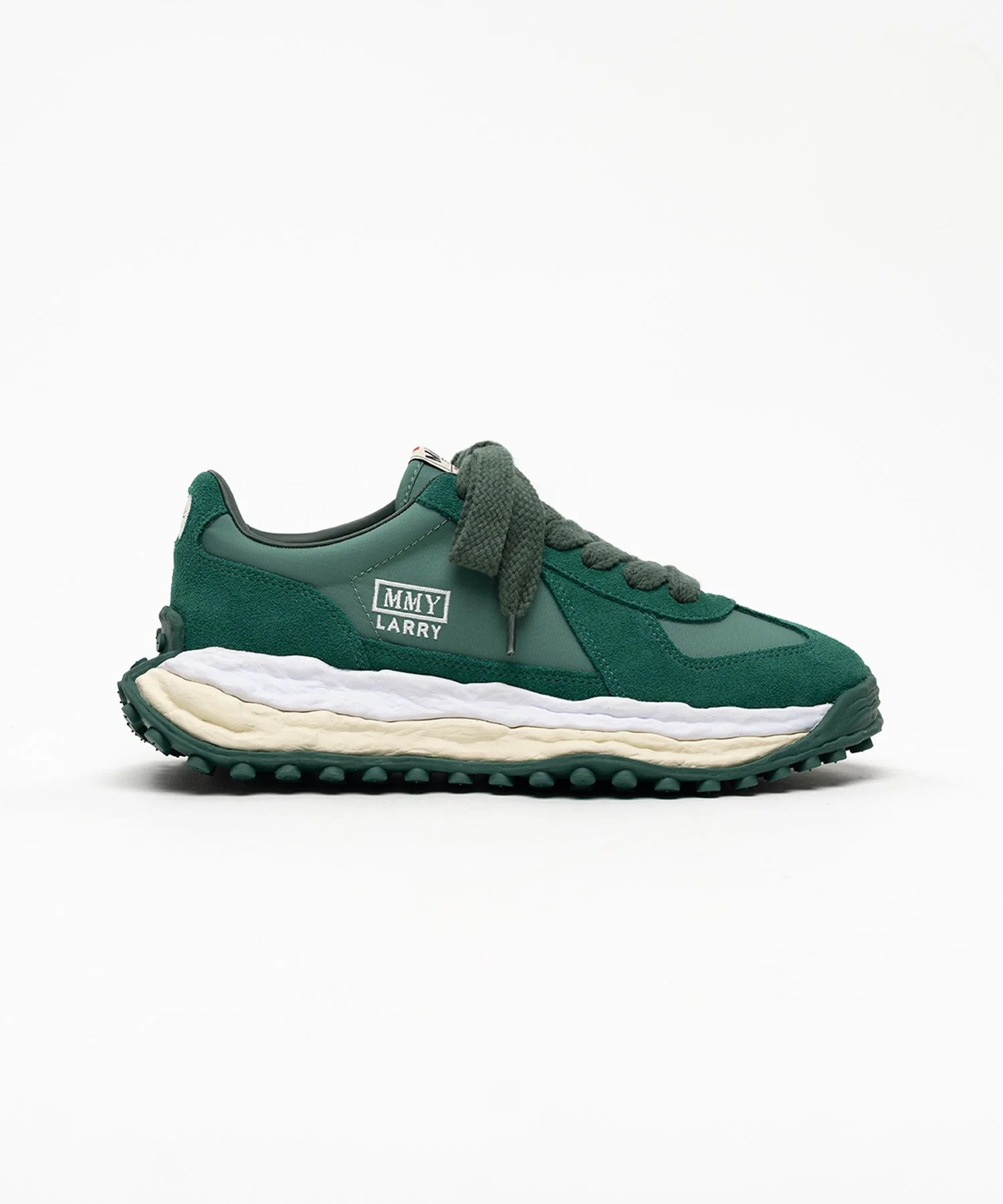 "LARRY" OG Sole Mix Material Low-top Sneakers - 1