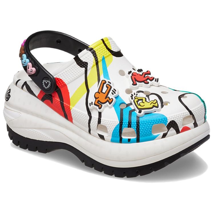 Crocs x Keith Haring Mega Crush Clog 'White Multi' 209822-001 - 3