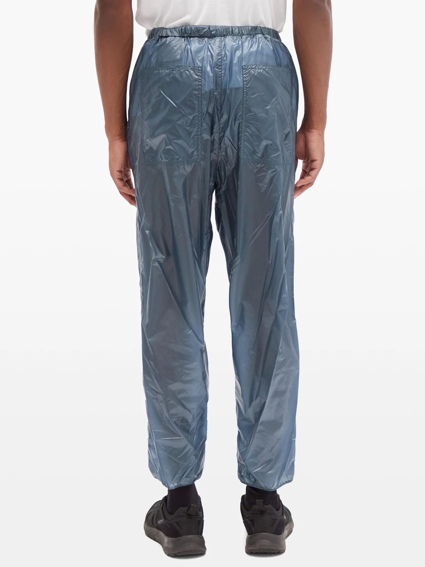 Drawcord-waist ripstop-shell track pants - 5