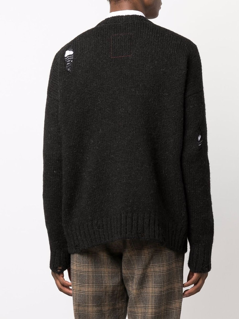 V-neck wool cardigan 4