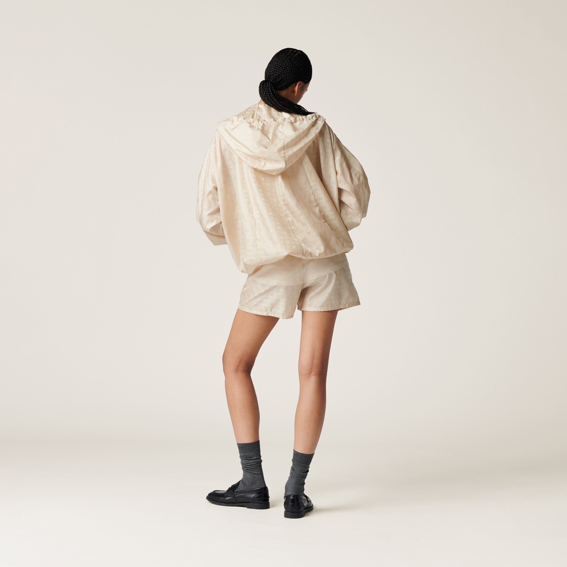 Nylon shorts with logo - 3