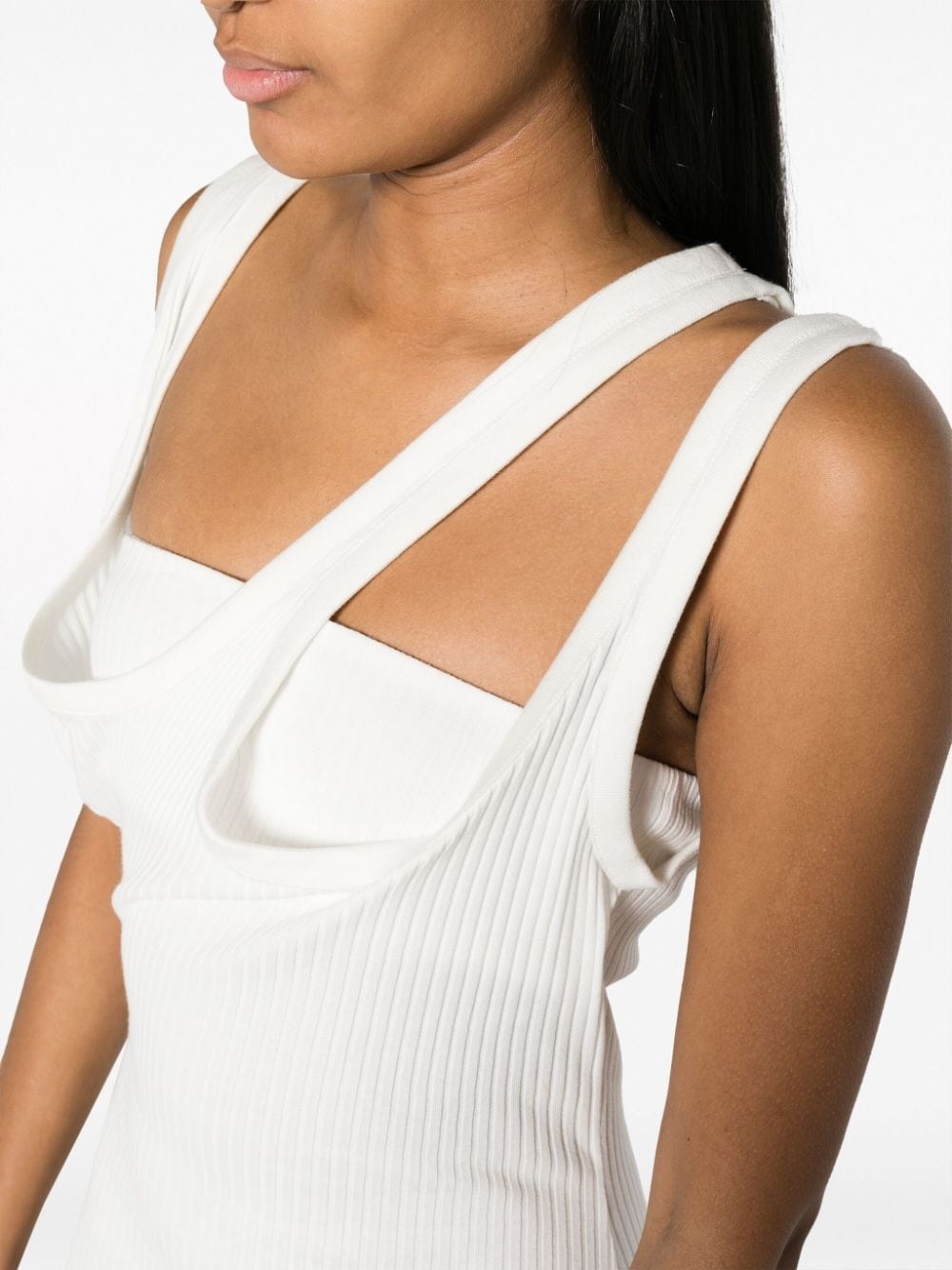 Ribbed jersey midi dress - runway - 2