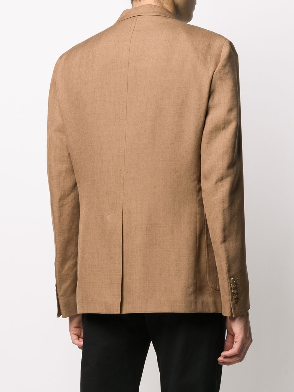 single-breasted plain blazer - 4