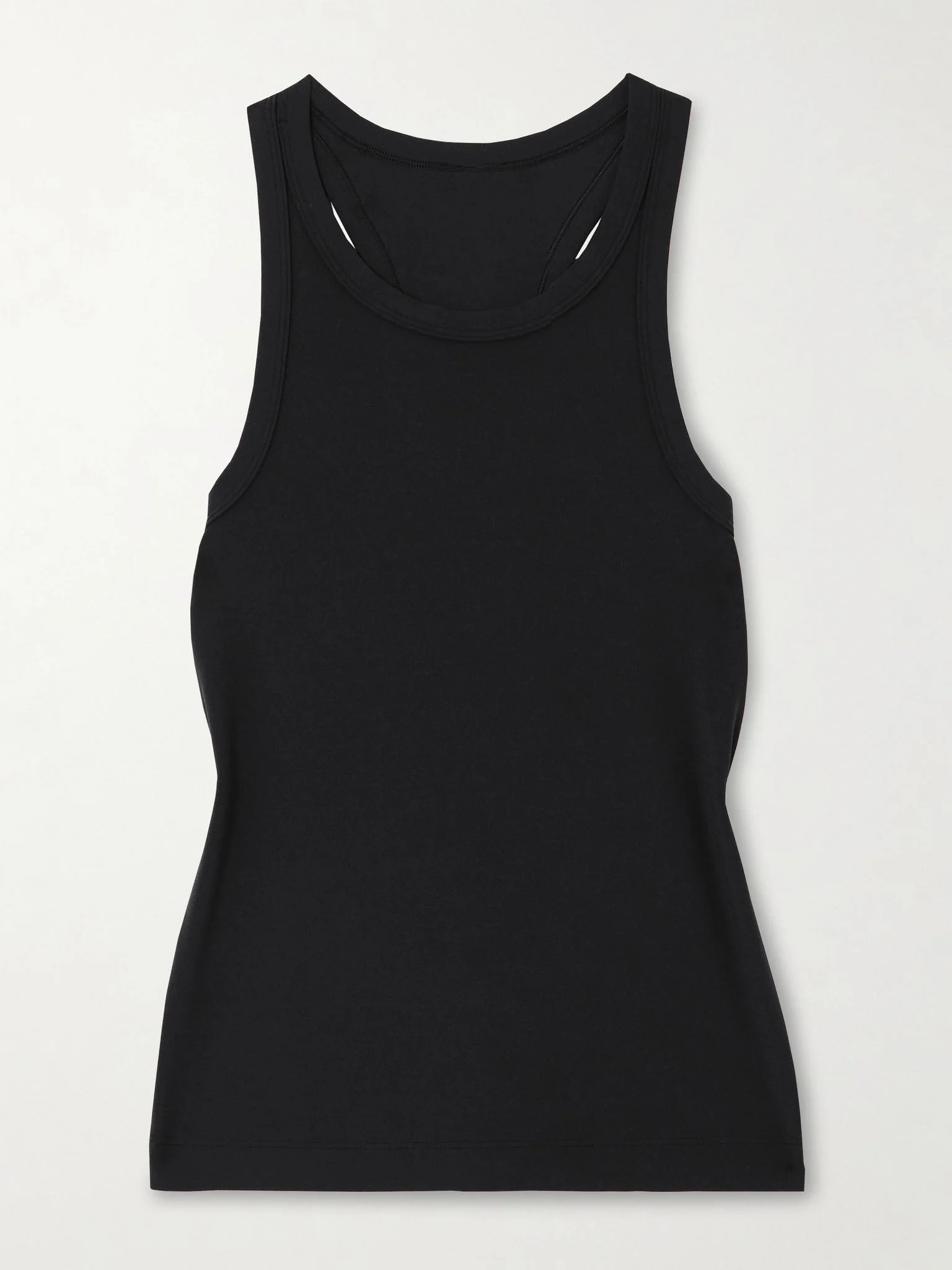 Align™ Waist-Length Racerback Nulu™ tank Black - 1