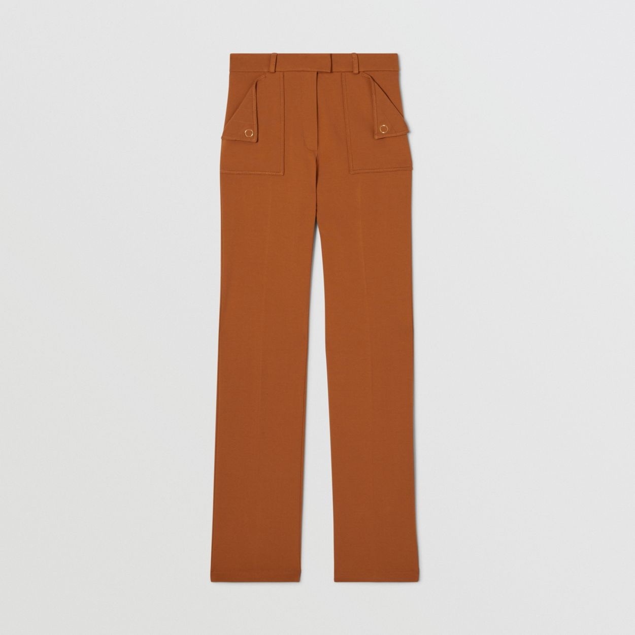 Pocket Detail Jersey Tailored Trousers - 1