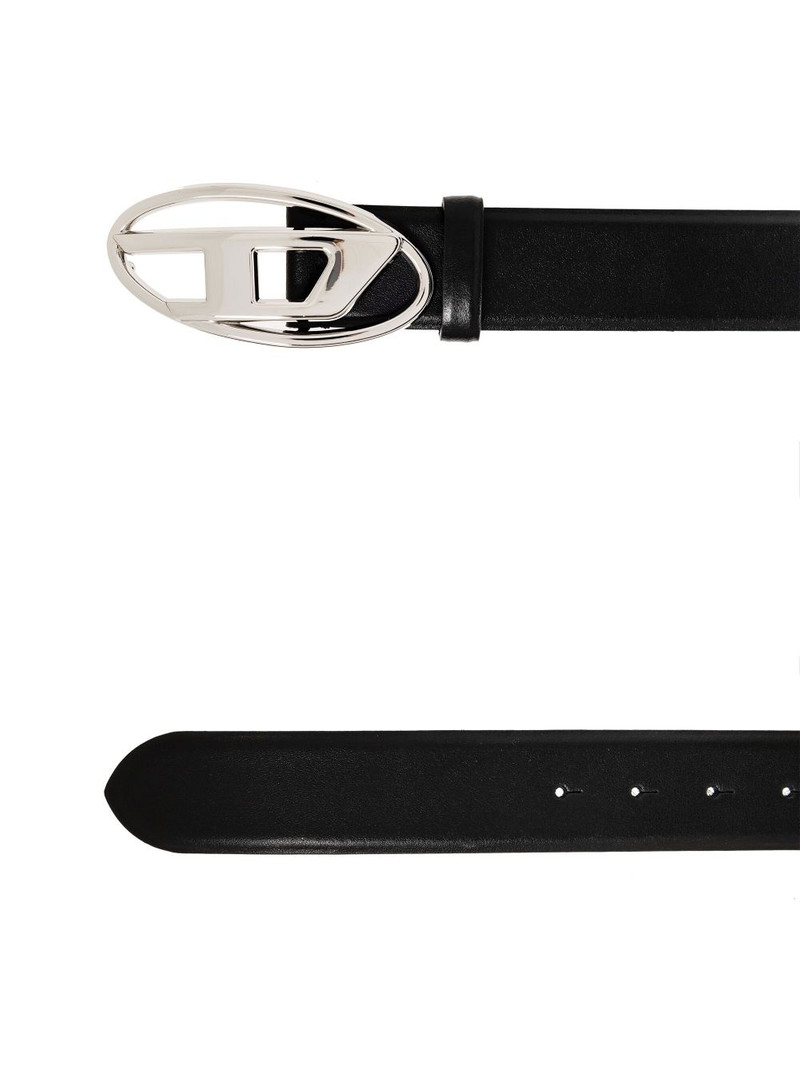 Diesel 1DR logo-buckle leather belt outlook
