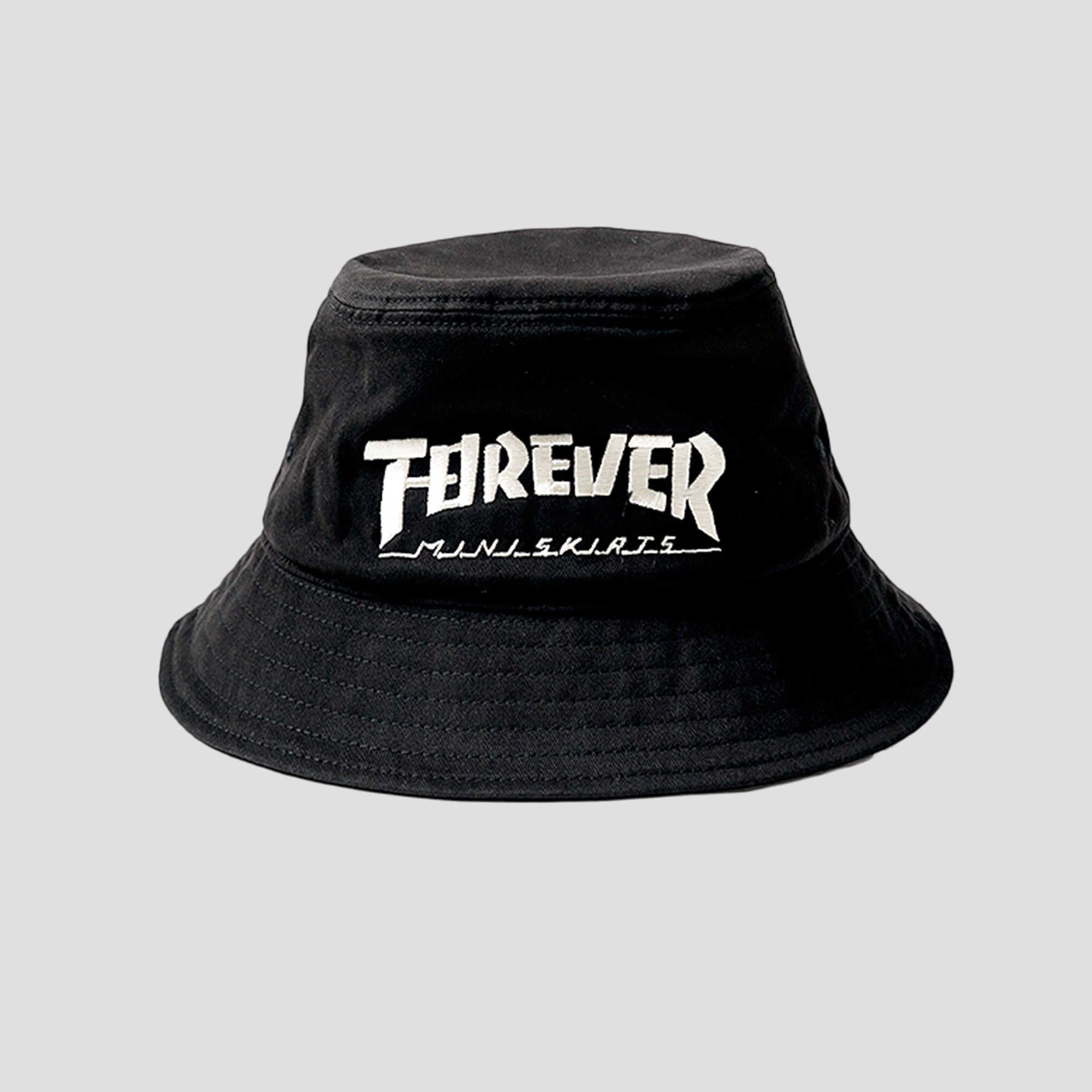 BRUSHED TWILL BUCKET HAT - FOREVER MINI SKIRT - 1