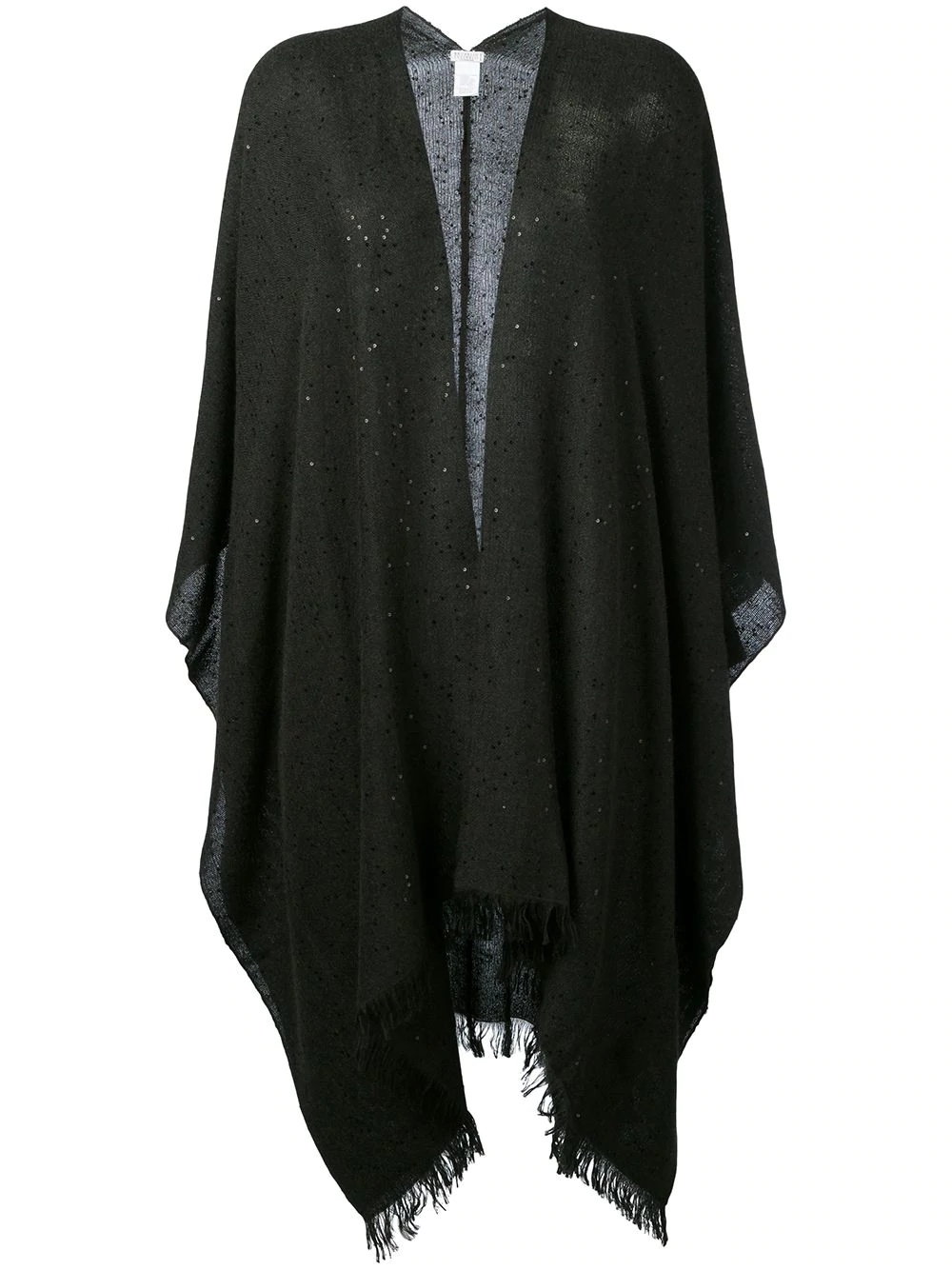 knitted sequin cape - 1