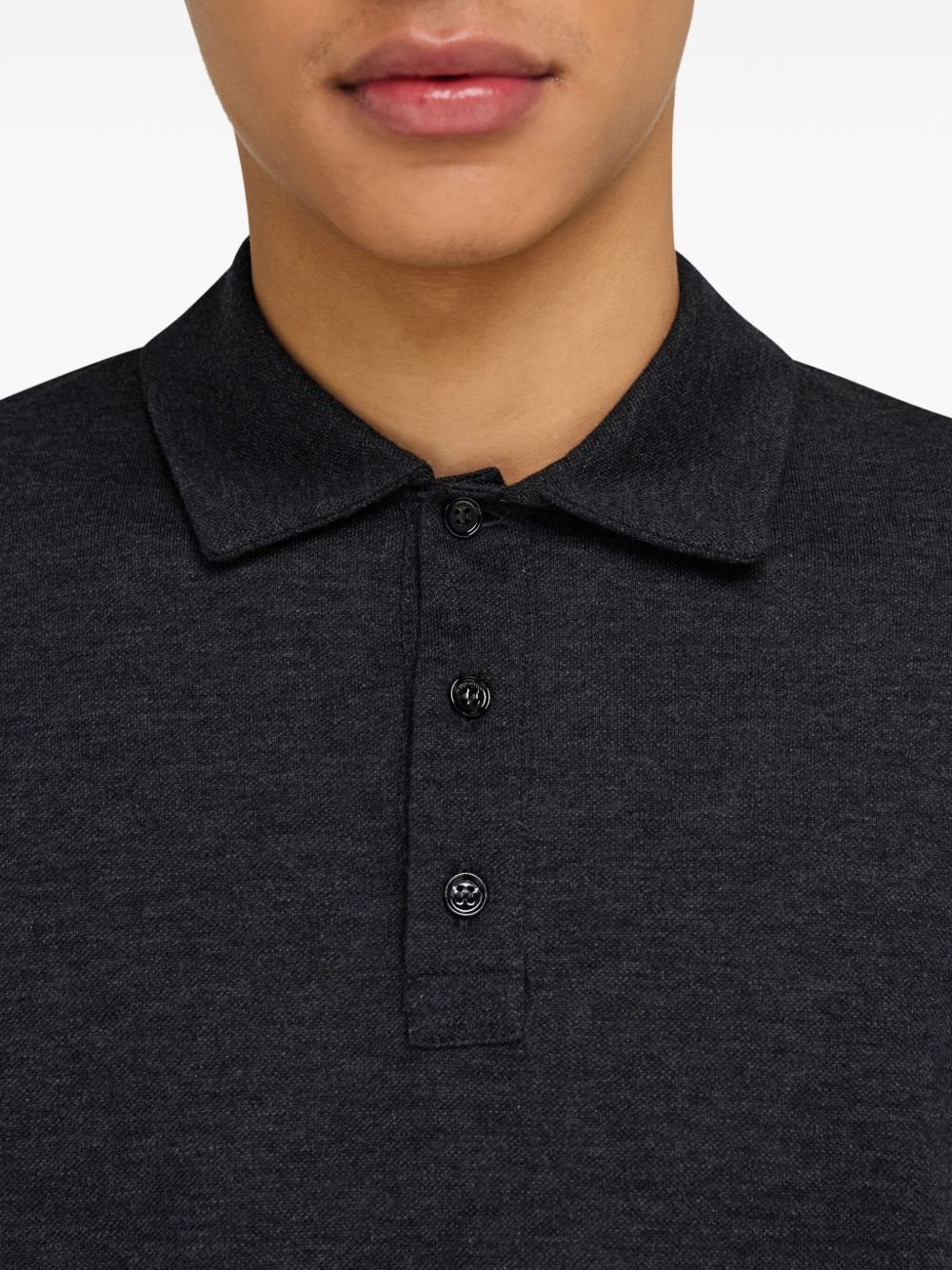 long-sleeve polo shirt - 5