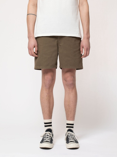 Nudie Jeans Luke Shorts Solid Faded Green outlook