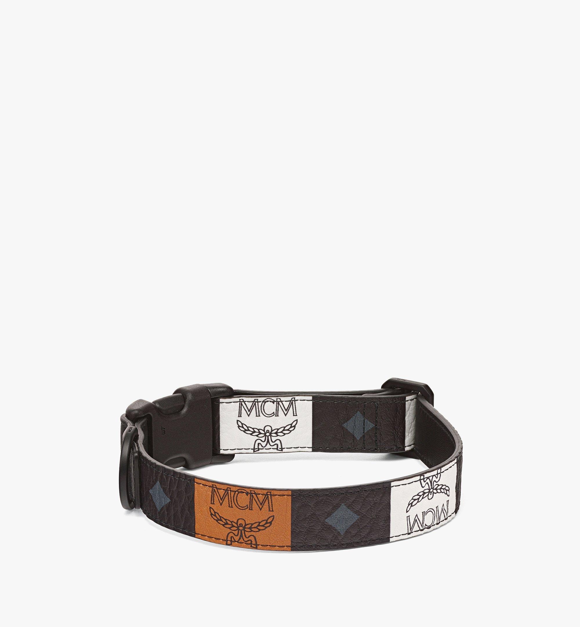 Pet Collar in Checkerboard Visetos - 1
