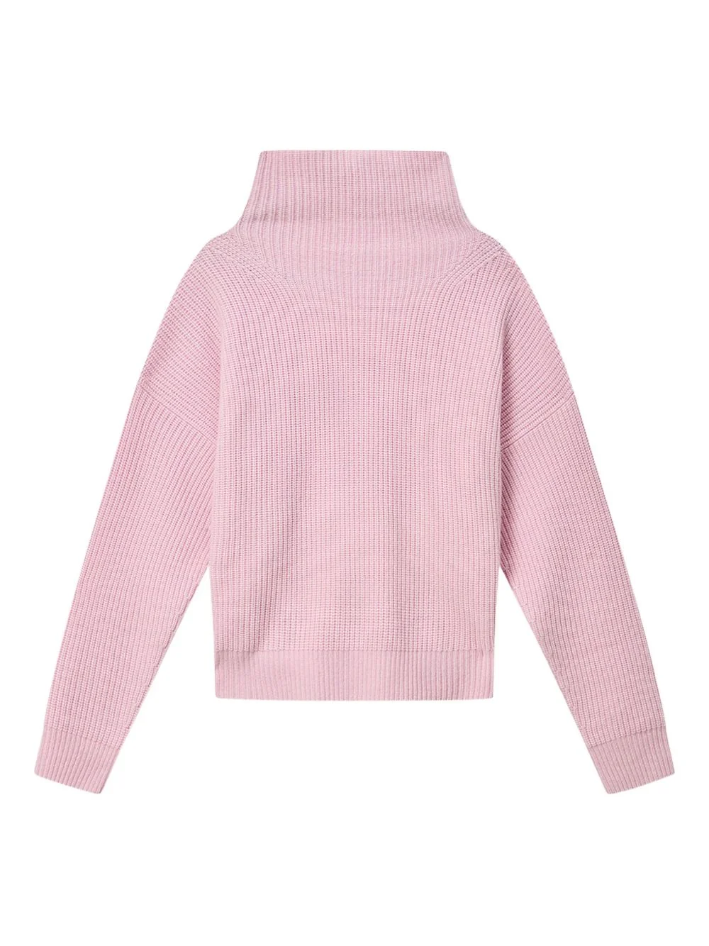 ribbed roll-neck brooke pullover - 1